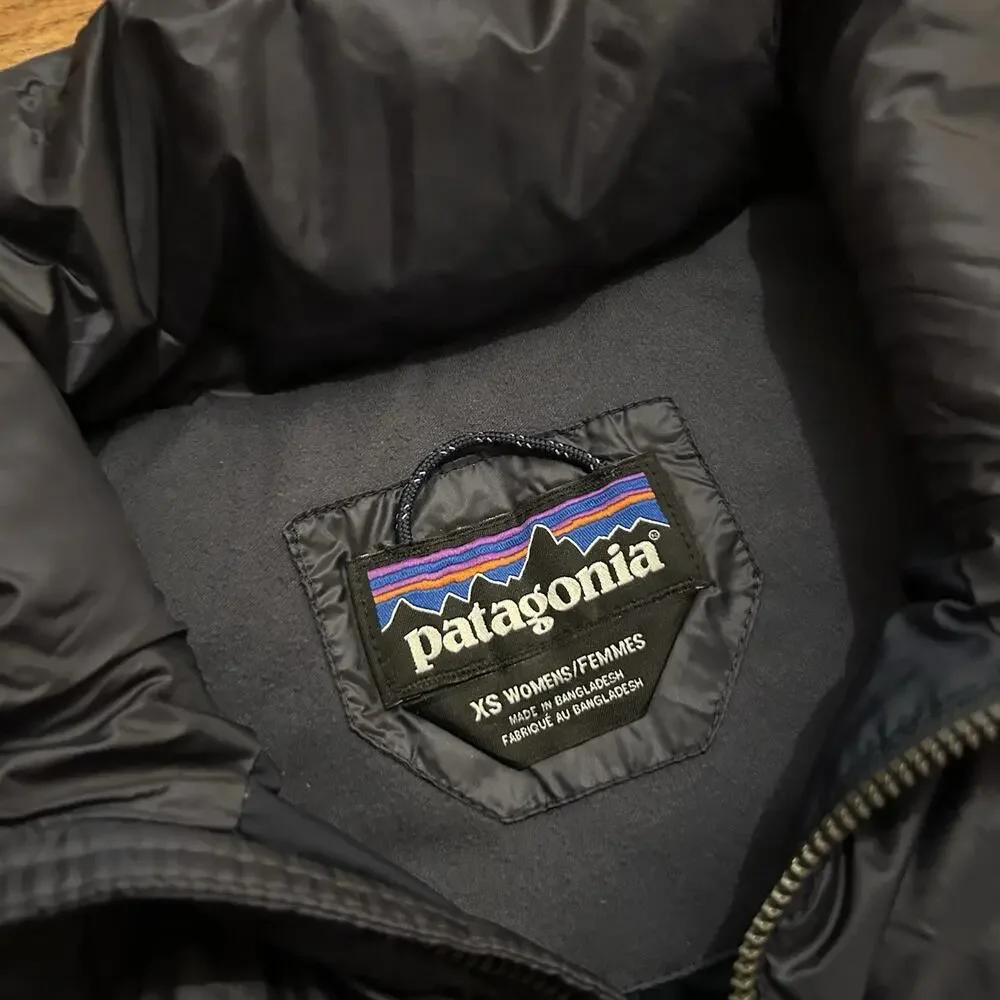 Patagonia Prow Bomber Down Puffer Quilted Full Zip Vest XS - Picture 3 of 7